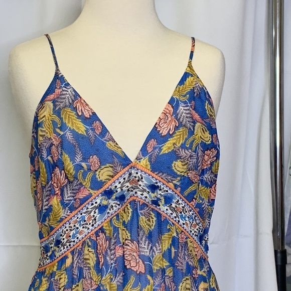 ANTHROPOLOGIE Verb By Pallavi Singhee Vineyard Tiered Maxi Dress Size 8 NWT - Picture 8 of 16